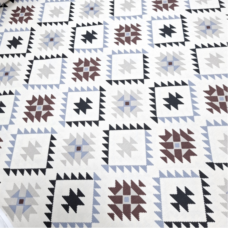 Штора на кухню Геометричний візерунок 170*180 см 180514918