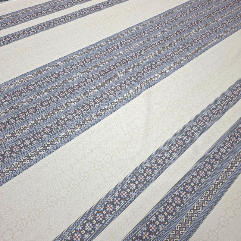 Скатертна тканина полупанама Етнографічні Візерунки 150 см 290491