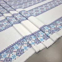 Скатертная ткань полупанама Этнические ритмы 150 см