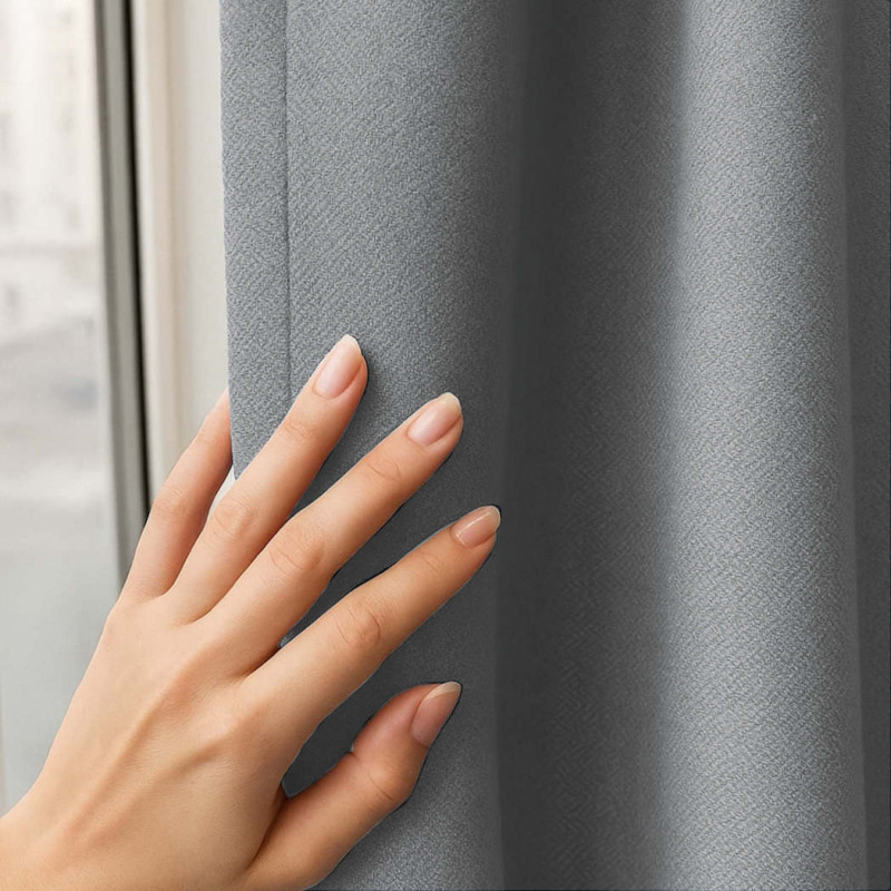 Комплект штор блекаут Murk сірий 150*270 см 3005841