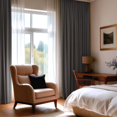 Комплект штор блекаут Murk темно-сірий 300*270 см