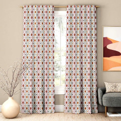 Комплект штор Геометричний візерунок гірчичний