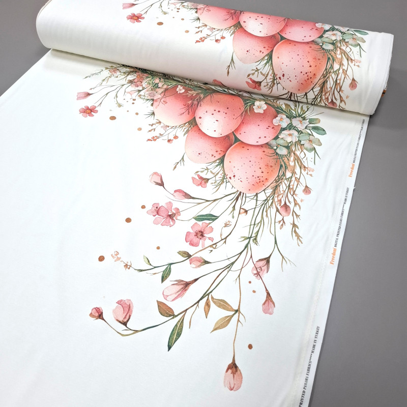 Скатертичная ткань с пропиткой Панно Пасхальный кролик 28948