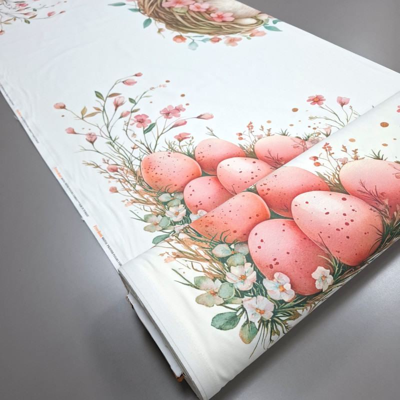 Скатертичная ткань с пропиткой Панно Пасхальный кролик 28948