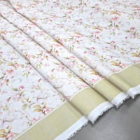 Скатертна тканина полупанама Яблуневий цвіт 150 см