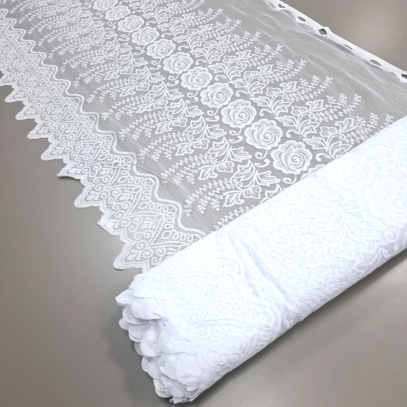 Тюль занавеска Хильда-4 белый 90 см 263741