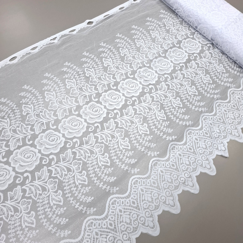 Тюль занавеска Хильда-4 белый 90 см 263741