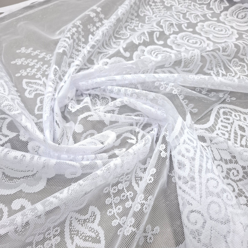Тюль Гіпюр Хільда-2 білий 180 см 953741