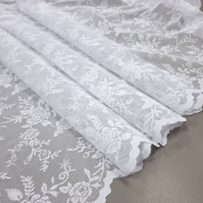 Тюль Гіпюр Белла білий 150 см