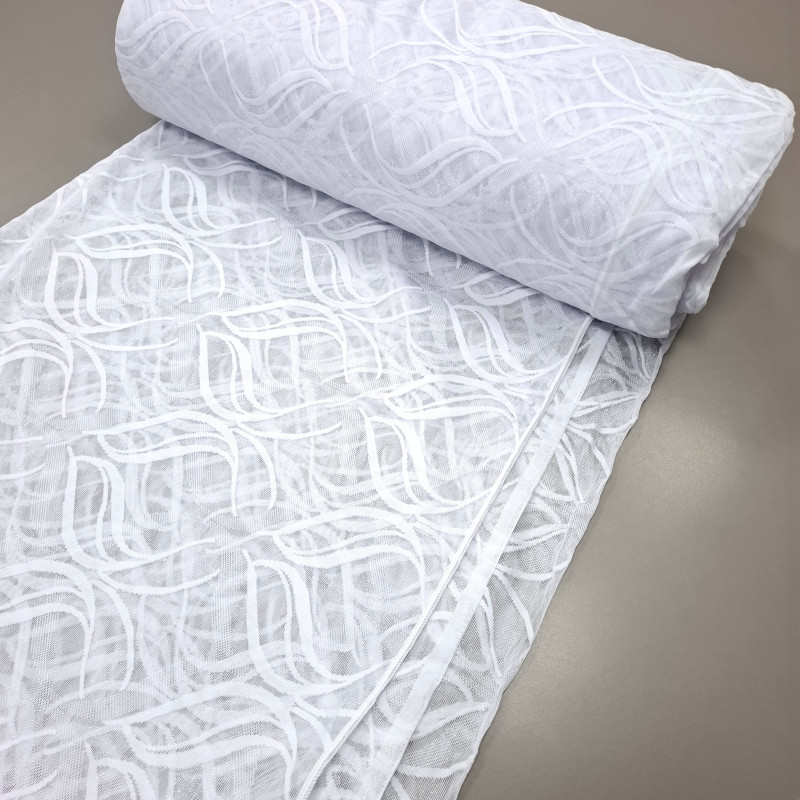 Тюль Гіпюр Аурелія білий 280 см 224441