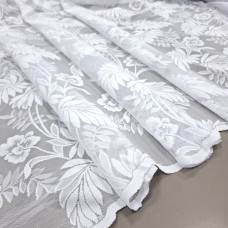 Тюль Гіпюр Еліф квіти білий 250 см