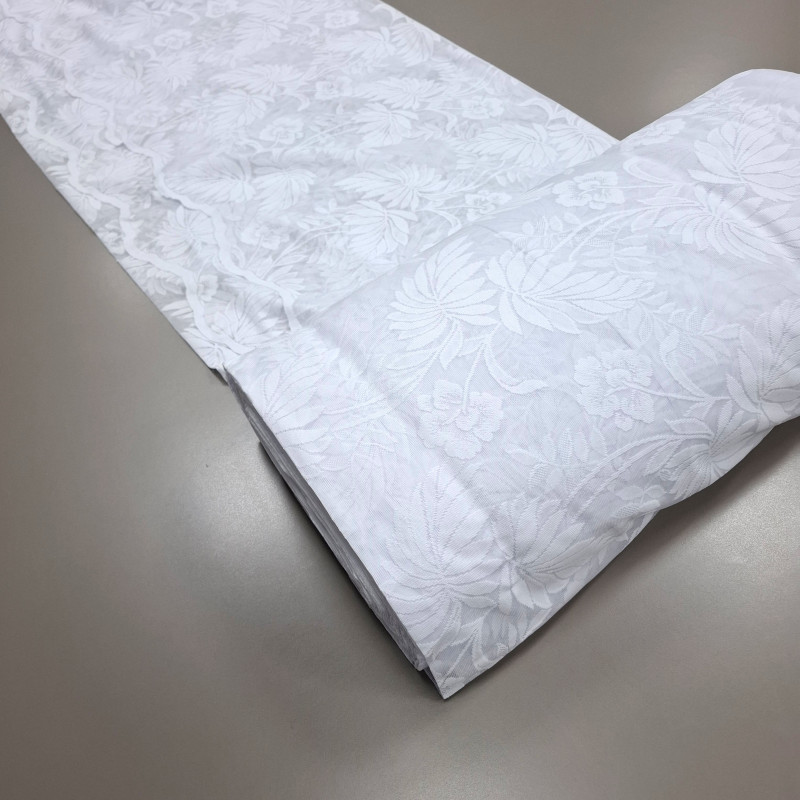 Тюль Гіпюр Еліф квіти білий 250 см 555741