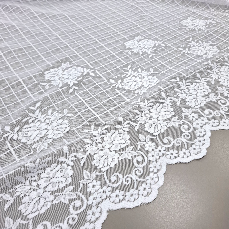 Тюль Гіпюр Мелінда білий 160 см 3342