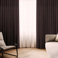 Комплект штор Даймонд шоколад 250*270 см