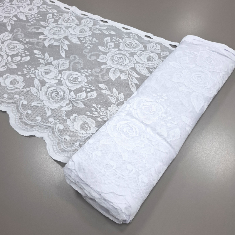 Тюль фіранка Стася-5 білий 60 см 795331