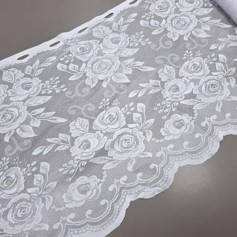 Тюль фіранка Стася-5 білий 60 см 795331