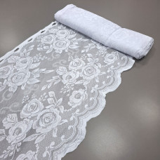 Тюль фіранка Стася-5 білий 60 см
