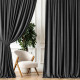 Комплект штор шенил Sharm темно-серый 150*270 см 300342741