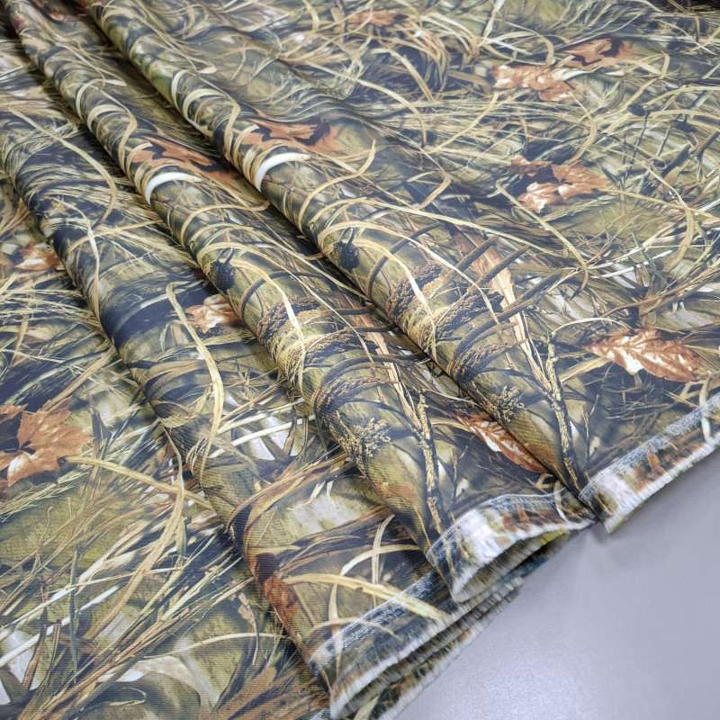 Ткань оксфорд Камыш камуфляж 135 г/м2 96469