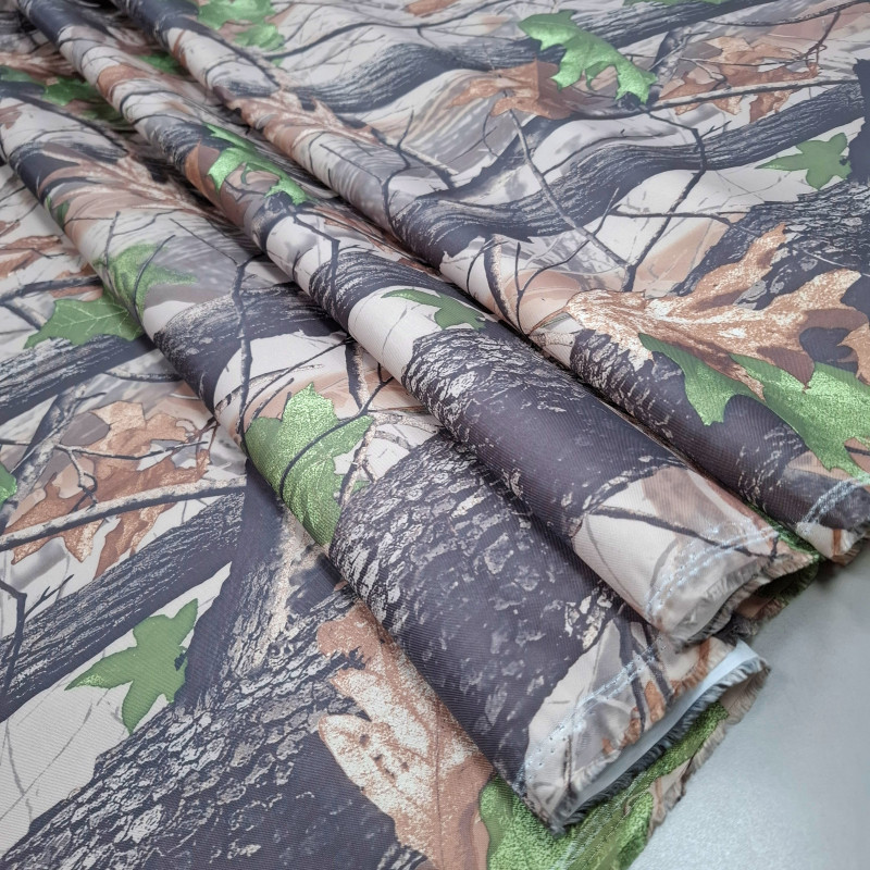 Ткань Оксфорд Лес камуфляж 135 г/м2 55469