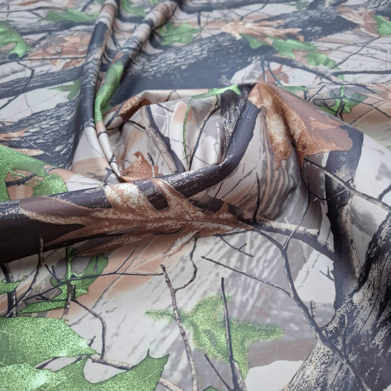 Ткань Оксфорд Лес камуфляж 135 г/м2 55469