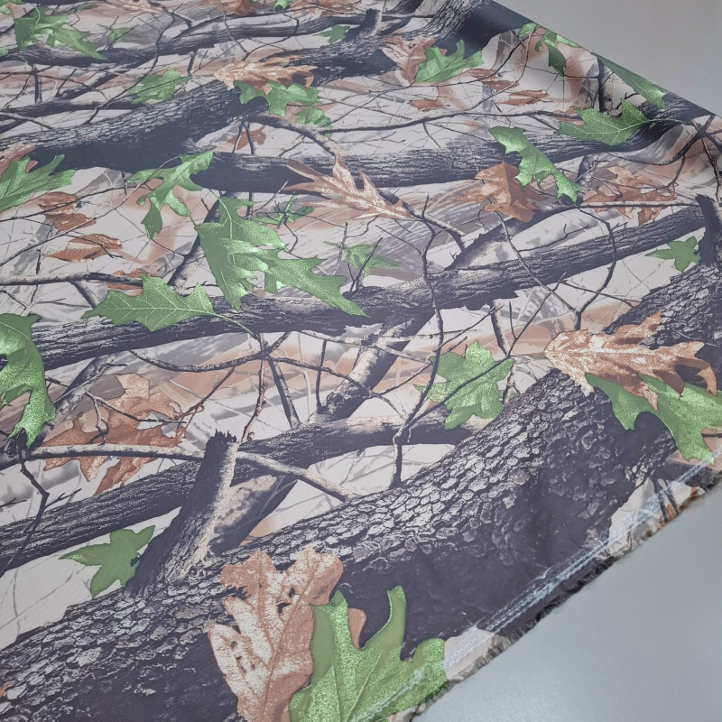 Ткань Оксфорд Лес камуфляж 135 г/м2 55469