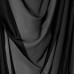Готовый тюль вуаль Alana черный 300*270 см