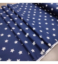 Декоративная ткань Звезды синий