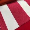 Ткань Дралон полоса красный 4683004
