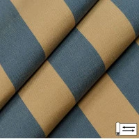 Тканина Дралон BICOLOR смуга беж-синій 160 см