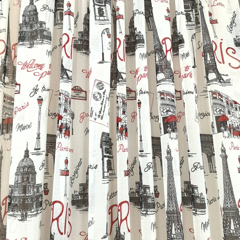 Готовый тюль Париж красный 300*270 см 30081209