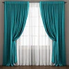 Комплект штор блекаут бірюза 150*270 см 300607561