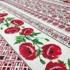 Скатертина рогожка Маки червоний 145*145 см 150037861