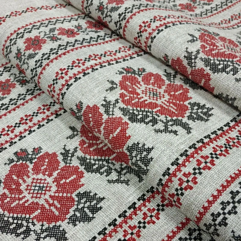 Скатертина рогожка Український колір натуральний 145*145 см 150722731