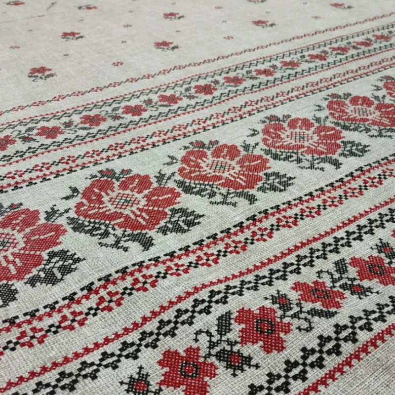 Скатертина рогожка Український колір натуральний 145*145 см 150722731