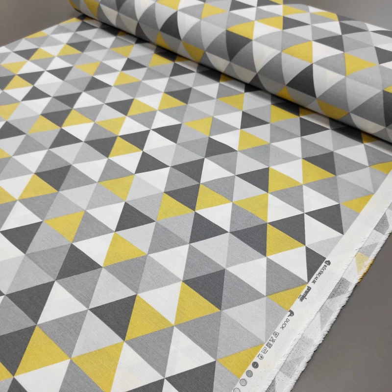 Скатертина тканина з просоченням Ромби сірий 5298012