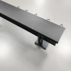 Карниз Top Line Квадро двосмуговий чорний матовий 160 см 146100
