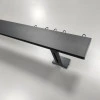 Карниз Top Line Квадро односмуговий чорний матовий 160 см 147100