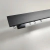 Карниз Top Line Квадро односмуговий чорний матовий 160 см 147100