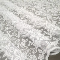 Тюль Гіпюр Мейджа огірки білий 150 см