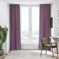 Комплект штор Гранд рогожка мальва 150*270 см