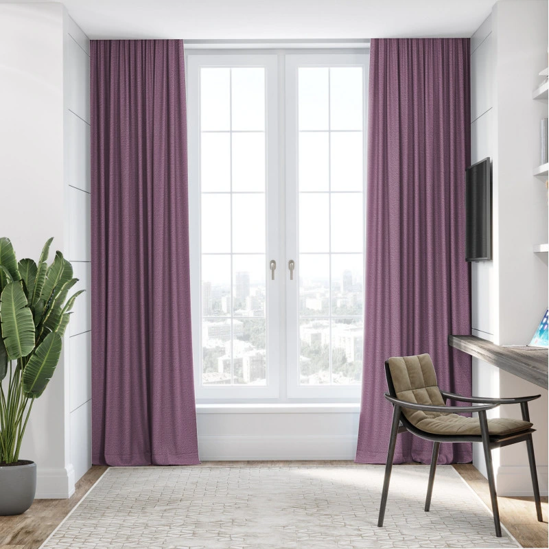 Комплект штор Гранд рогожка мальва 250*270 см 500977071
