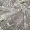 Тюль сітка Есен вишивка молочний 912094