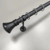 Карниз однополосный Люксор черный матовый 25 мм 160 см 1360160
