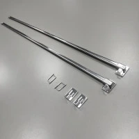 Карниз міні для фіранок хром 40-60 см