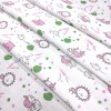 Тканина ситець Звірята мальва 95 см 839951
