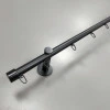 Профильный карниз Дуо однополосный черный 160 см 129100