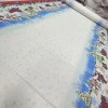 Новорічна тканина для скатертини Санки 877381