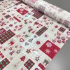 Новогодняя ткань для скатерти Сюрприз 277381