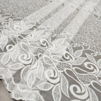 Тюль Гипюр Мишель белый 150 см
